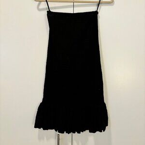 Karina Grimaldi Black strapless mini dress XS